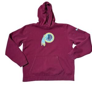 VTG NFL X Nike Hooded Redskins Sweatshirt SZ XL Rare Retired Football Hoodie